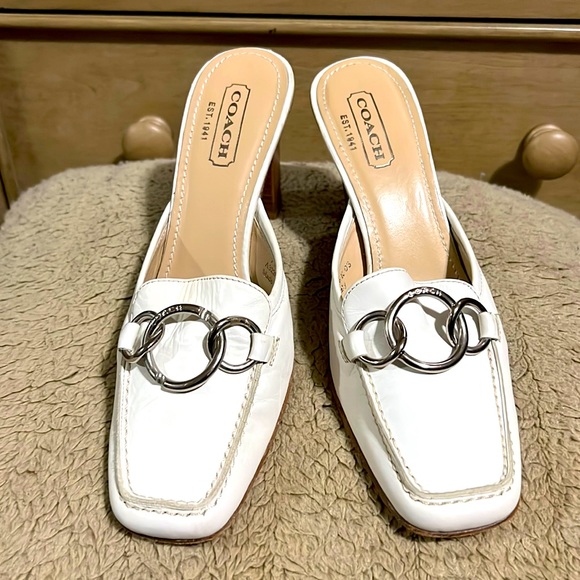 coach mule heels